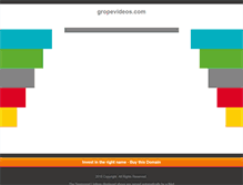 Tablet Screenshot of gropevideos.com